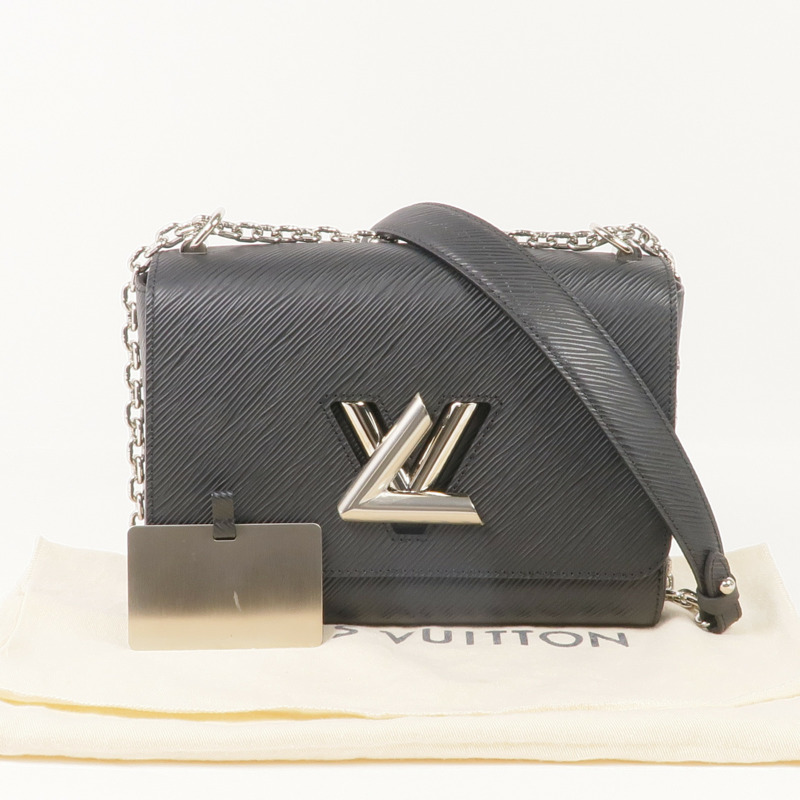 LOUIS VUITTON Epi Twist MM銀扣手挽肩背兩用袋-13