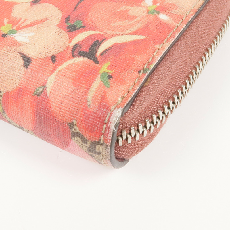 GUCCI 塗層帆布Zipper Long Wallet銀扣長錢包-6