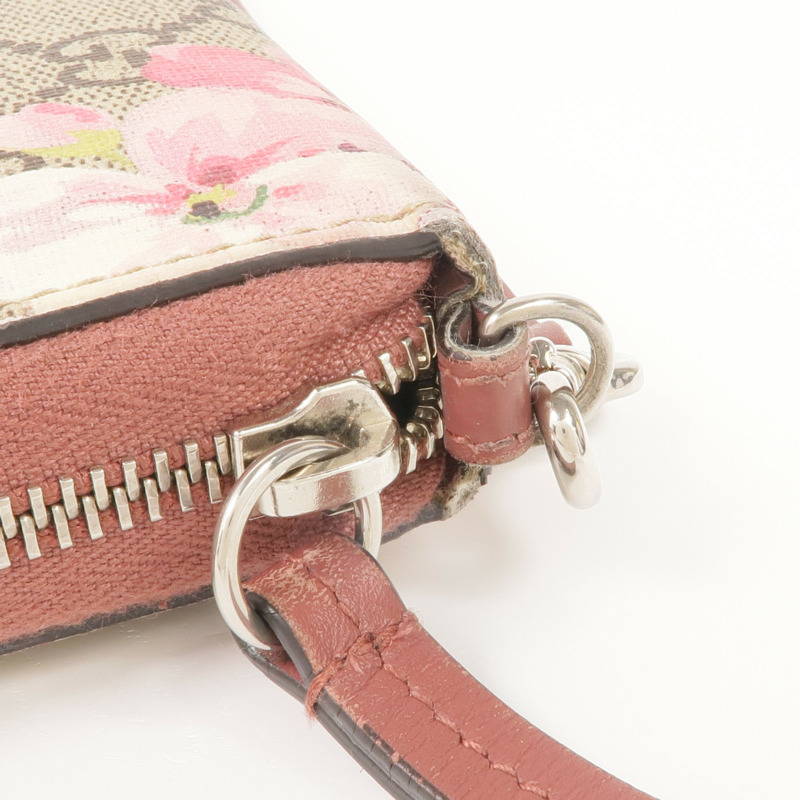 GUCCI 塗層帆布Zipper Long Wallet銀扣長錢包-10