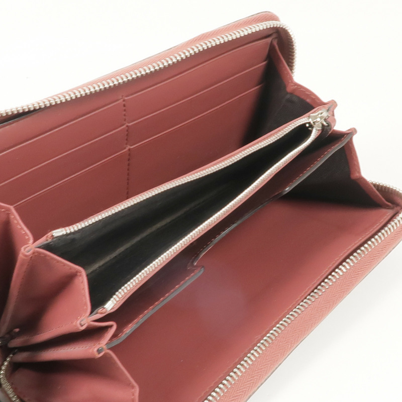 GUCCI 塗層帆布Zipper Long Wallet銀扣長錢包-11