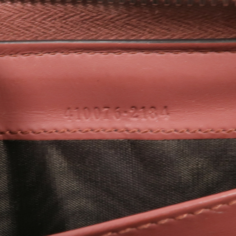 GUCCI 塗層帆布Zipper Long Wallet銀扣長錢包-15