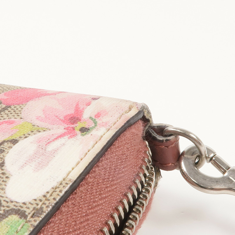 GUCCI 塗層帆布Zipper Long Wallet銀扣長錢包-20