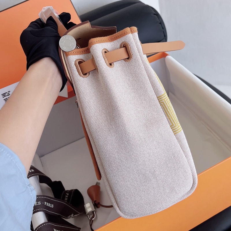 【全新品】HERMES愛馬仕 Herbag Zip 31  B刻限量版猪鼻子賽道 金扣金棕配色-3