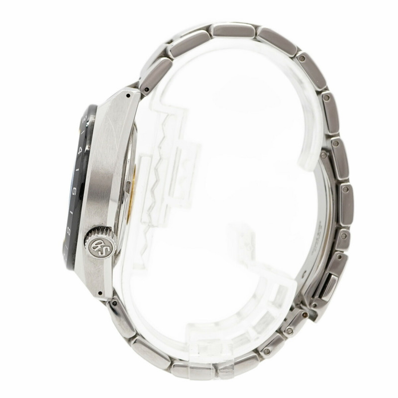 精工 Grand 9F86-0AH0 SBGN023 黑色錶盤男士腕錶-9