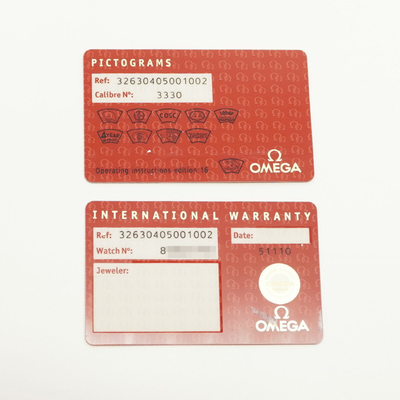 歐米茄超霸系列 326.30.40.50.01.002 黑色錶盤男士腕錶-1