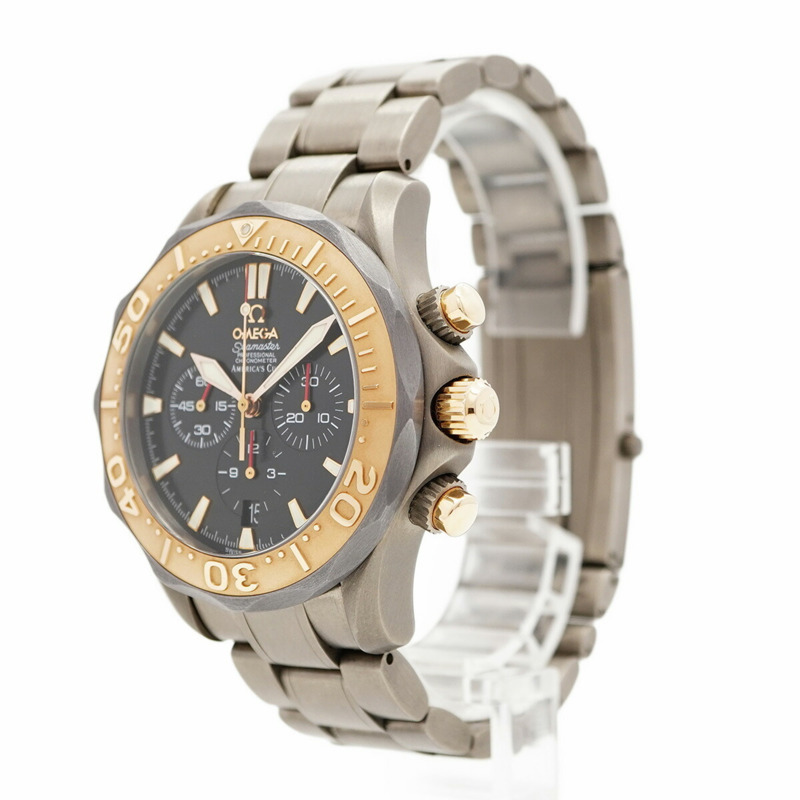 歐米茄海馬系列 2294.50 黑色錶盤男士腕錶-2