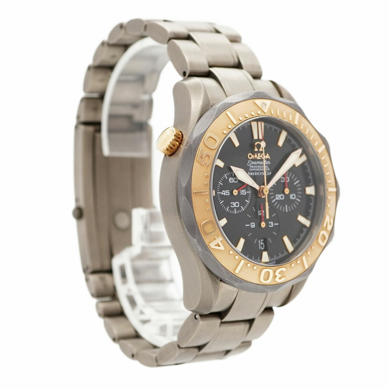 歐米茄海馬系列 2294.50 黑色錶盤男士腕錶-3