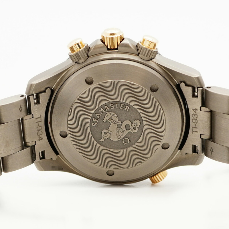 歐米茄海馬系列 2294.50 黑色錶盤男士腕錶-5