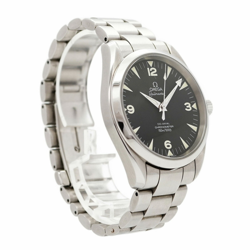 歐米茄海馬系列 Railmaster 2503.52 黑色錶盤男士腕錶-3