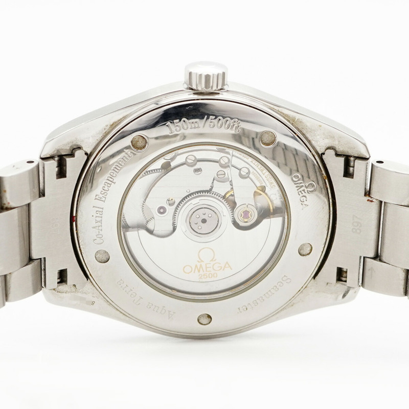 歐米茄海馬系列 2503.33 銀色錶盤男士腕錶-5