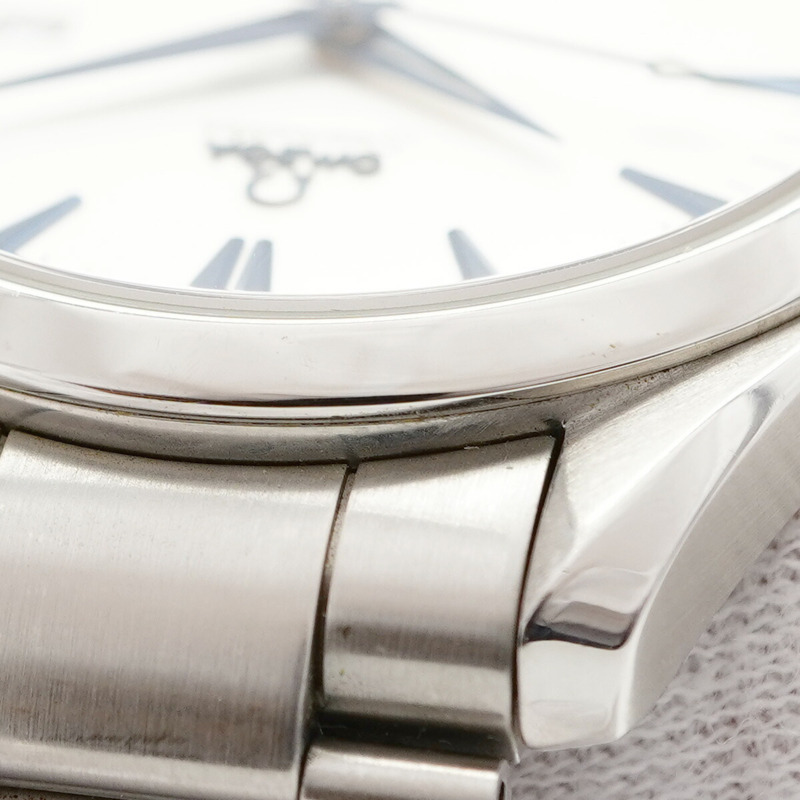 歐米茄海馬系列 2503.33 銀色錶盤男士腕錶-7