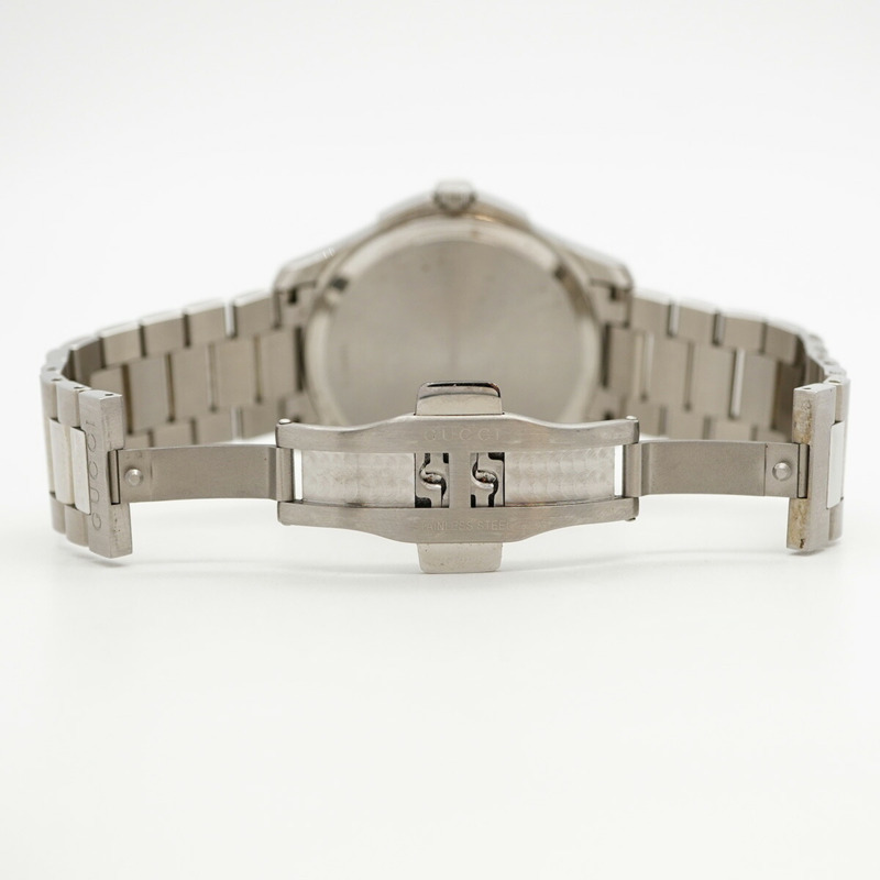 Gucci G-Timeless 126.3 男士藍色錶盤腕錶-4