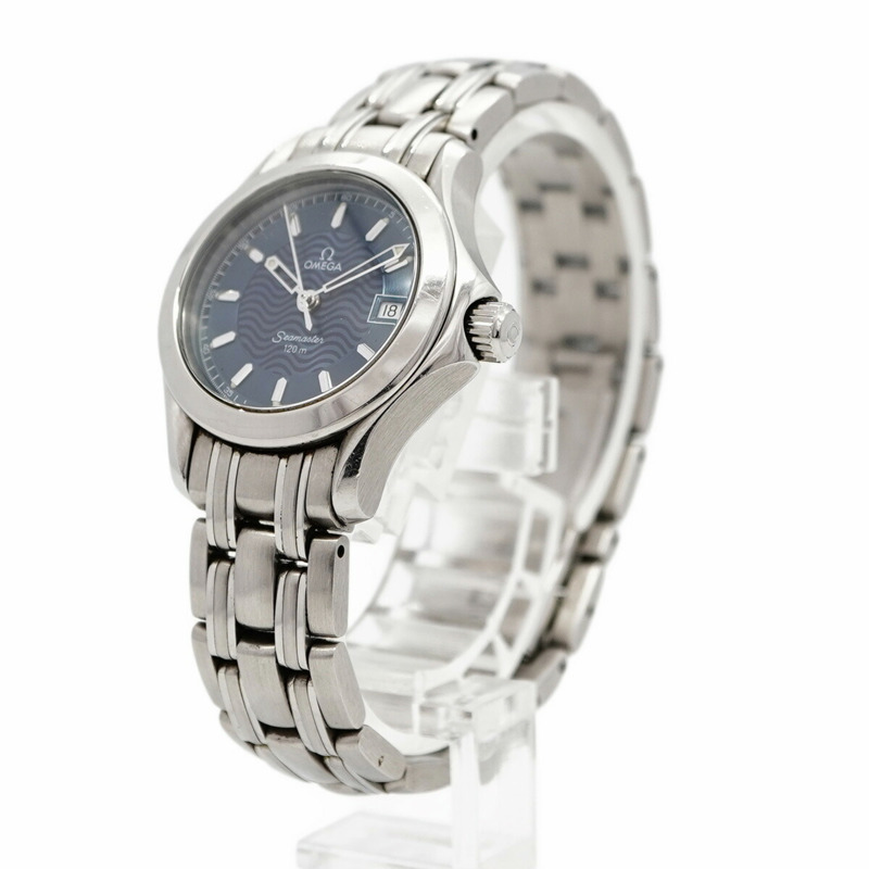 歐米茄海馬系列 2581.81 海軍藍錶盤女錶-2