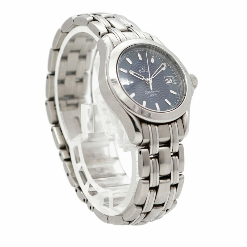 歐米茄海馬系列 2581.81 海軍藍錶盤女錶-3