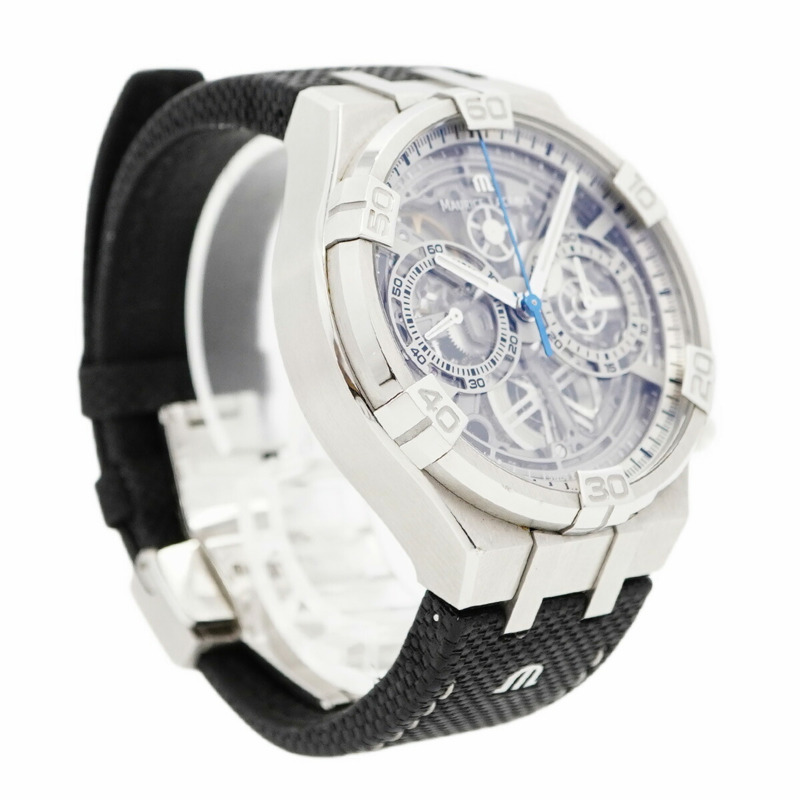 Maurice Lacroix Aicon AI6098 鏤空錶盤男士腕錶-3