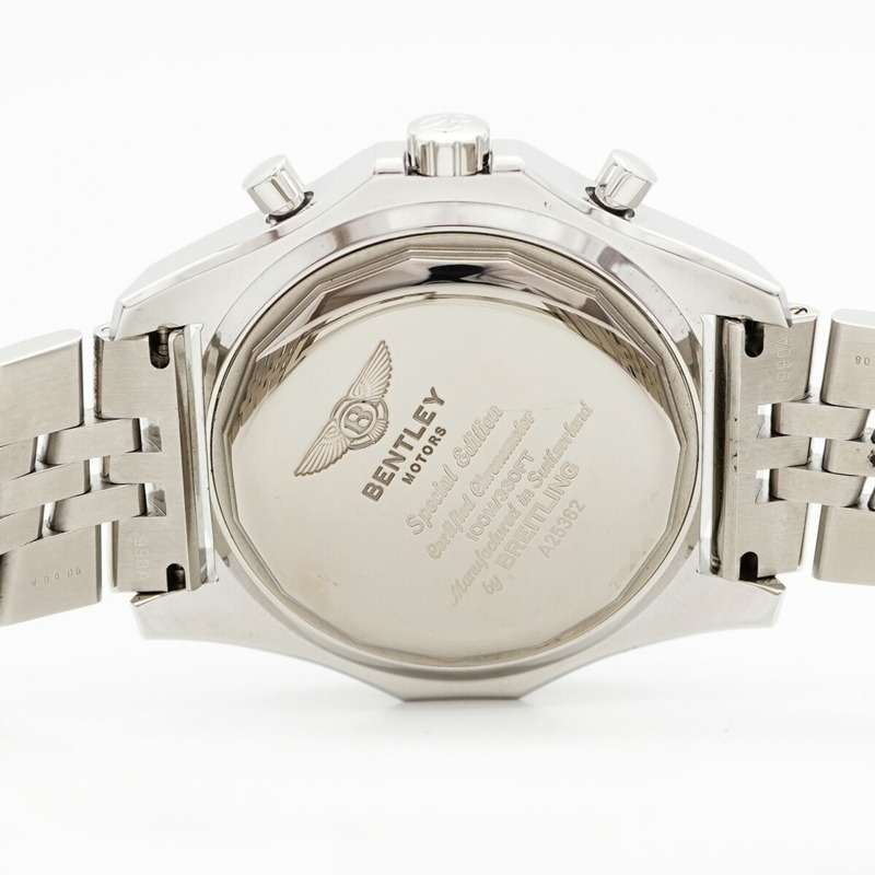 百年靈賓利汽車A25362男士黑色錶盤腕錶-5