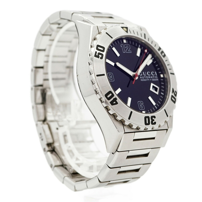 Gucci Pantheon 115.2 黑色錶盤男士腕錶-3