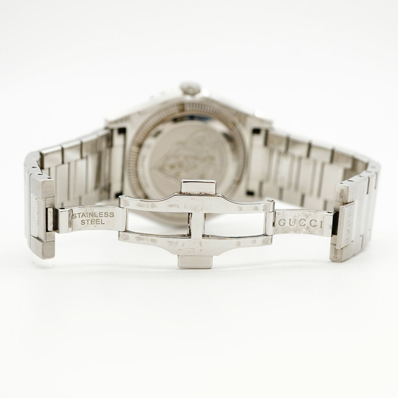 Gucci Pantheon 115.2 黑色錶盤男士腕錶-4