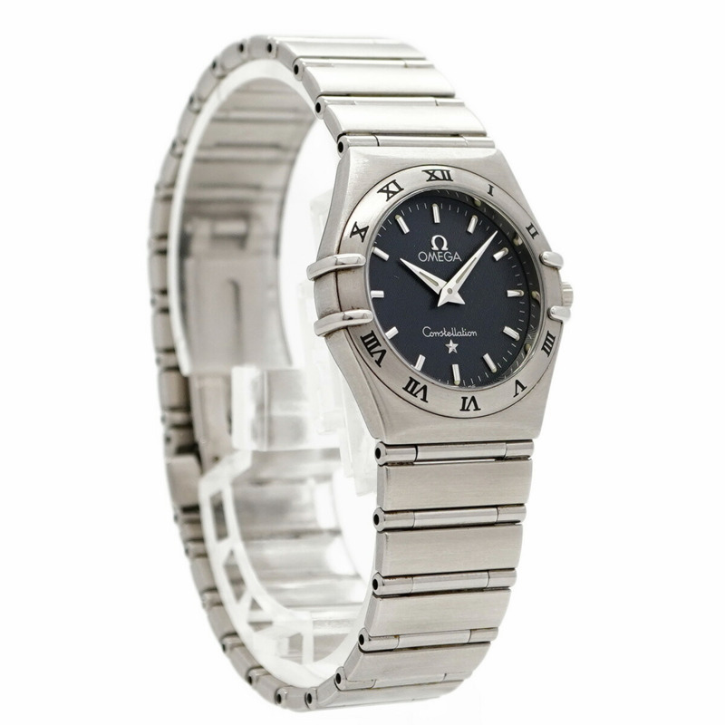 歐米茄星座系列 1572.40 海軍藍錶盤女錶-2