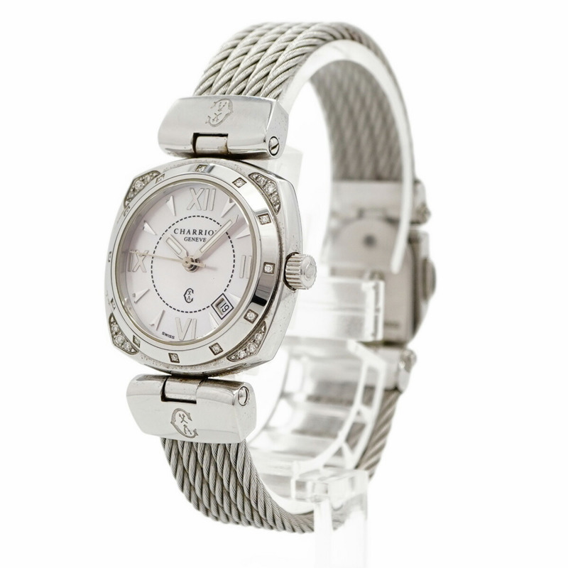 Charriol Alexander ALEXS 粉紅錶盤小姐腕錶-1