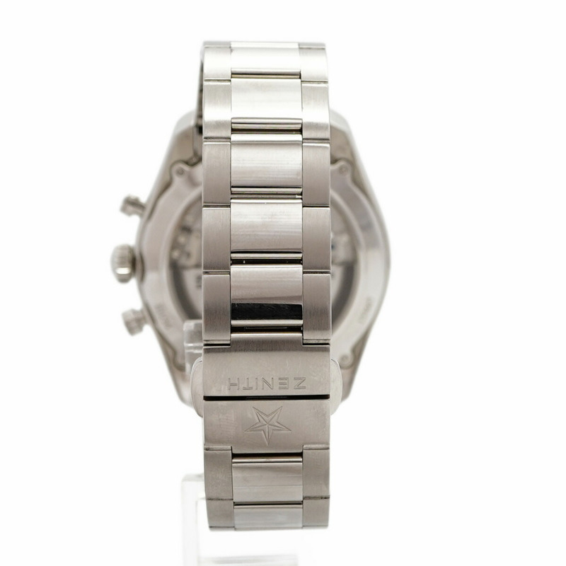 真力時 El Primero Chronomaster 03.2080.4021 01.M2040 銀色鏤空錶盤男士腕錶-7