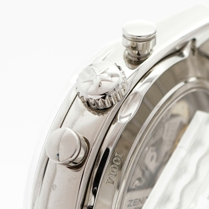 真力時 El Primero Chronomaster 03.2080.4021 01.M2040 銀色鏤空錶盤男士腕錶-10