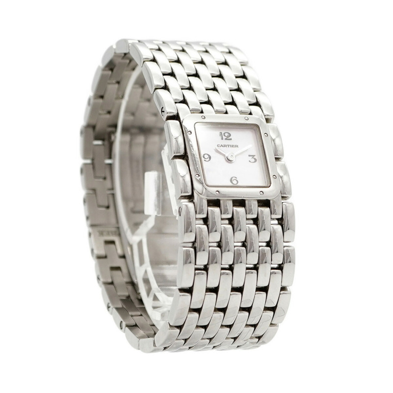 卡地亞 Panthère Ruban LM W61003T9 粉紅錶盤女士腕錶-2