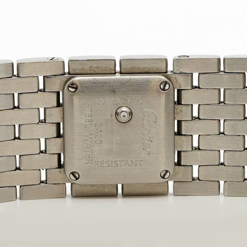 卡地亞 Panthère Ruban LM W61003T9 粉紅錶盤女士腕錶-4