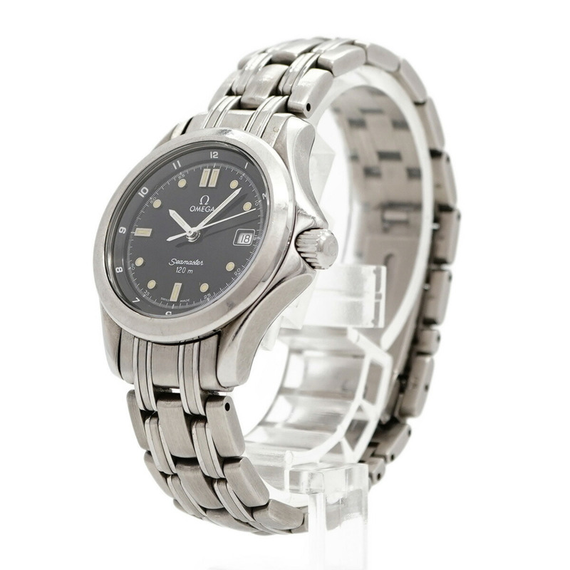 歐米茄海馬系列 2571.50 黑色錶盤女錶-1