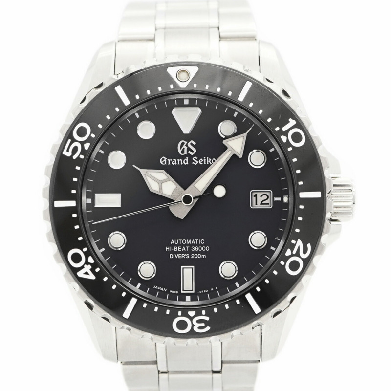 精工 Grand 9S85-01P0 SBGH289 海軍藍錶盤男士腕錶-0