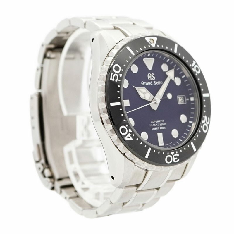 精工 Grand 9S85-01P0 SBGH289 海軍藍錶盤男士腕錶-2