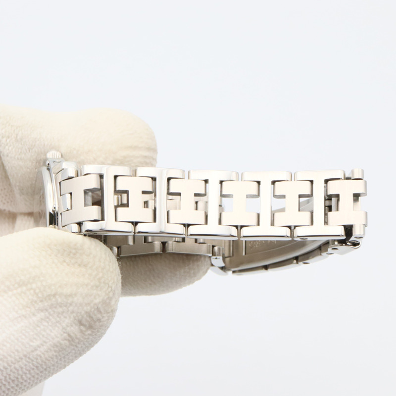 愛馬仕 Clipper 系列腕錶，不鏽鋼材質，女士款，灰色，CL4.210-7