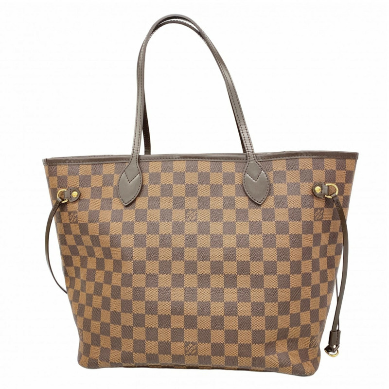 路易威登 Damier Neverfull MM 手提包 N51105 Ebene 女款 P1732605-0