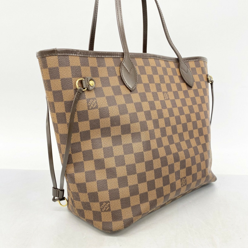 路易威登 Damier Neverfull MM 手提包 N51105 Ebene 女款 P1732605-1