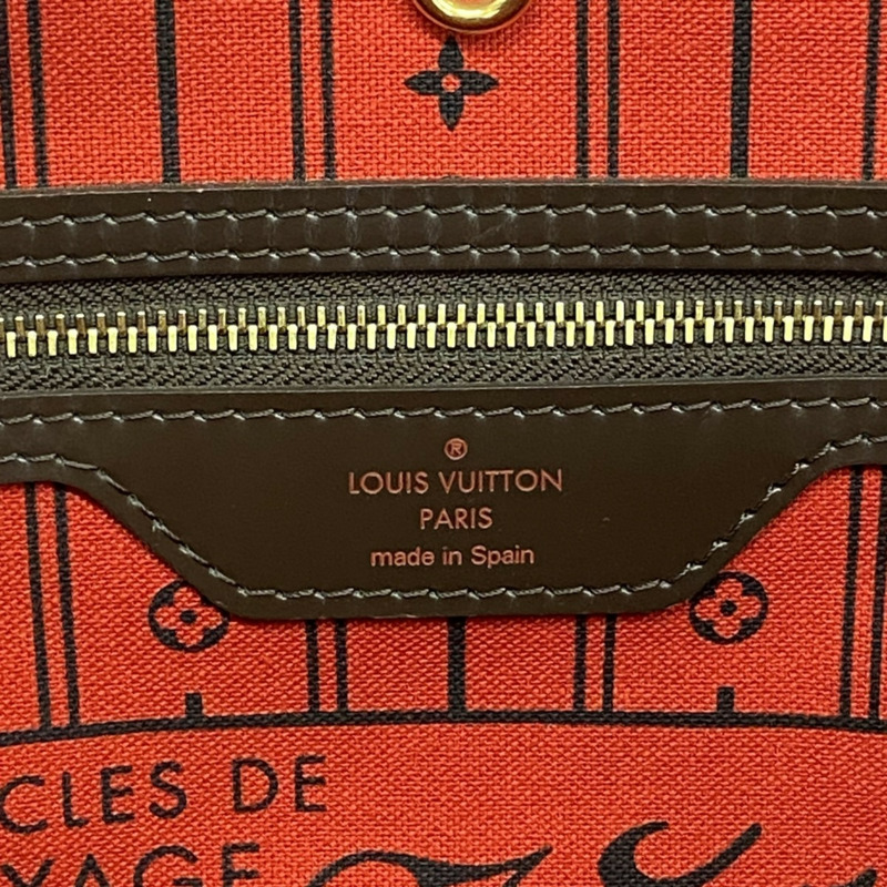 路易威登 Damier Neverfull MM 手提包 N51105 Ebene 女款 P1732605-4