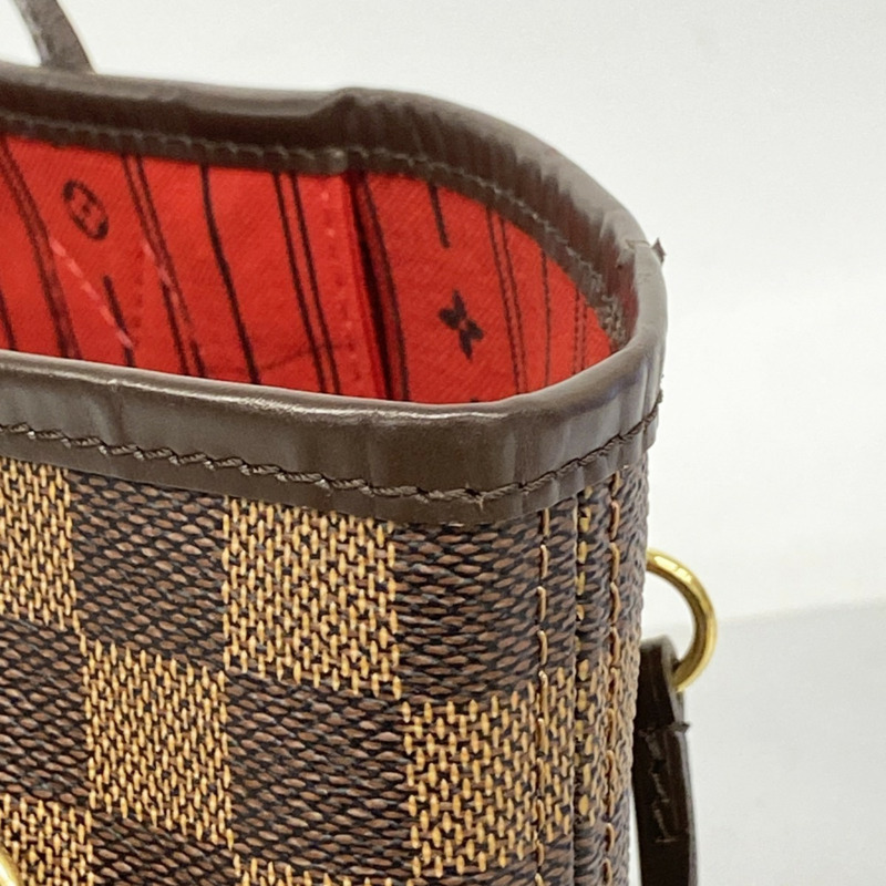 路易威登 Damier Neverfull MM 手提包 N51105 Ebene 女款 P1732605-10