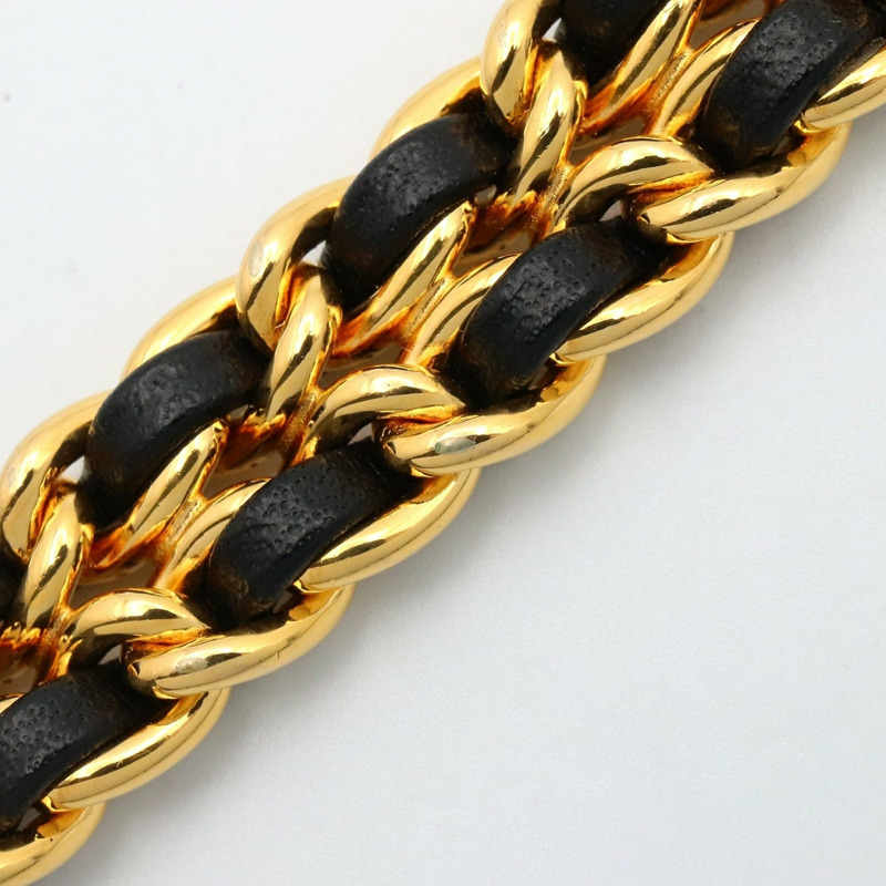 香奈兒 Premiere L 腕錶，鍍金，皮革錶帶，女士，黑色，H0001-11