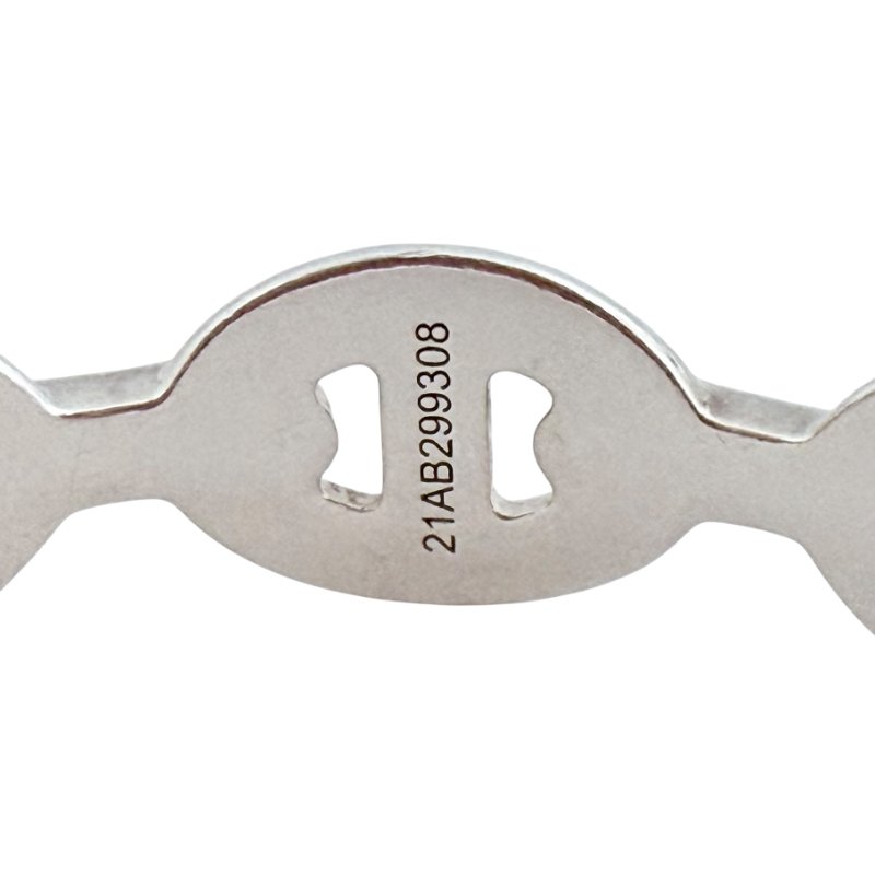 HERMES Chaine d'ancre Enchainee 豬鼻子🐽 純銀 手環-10