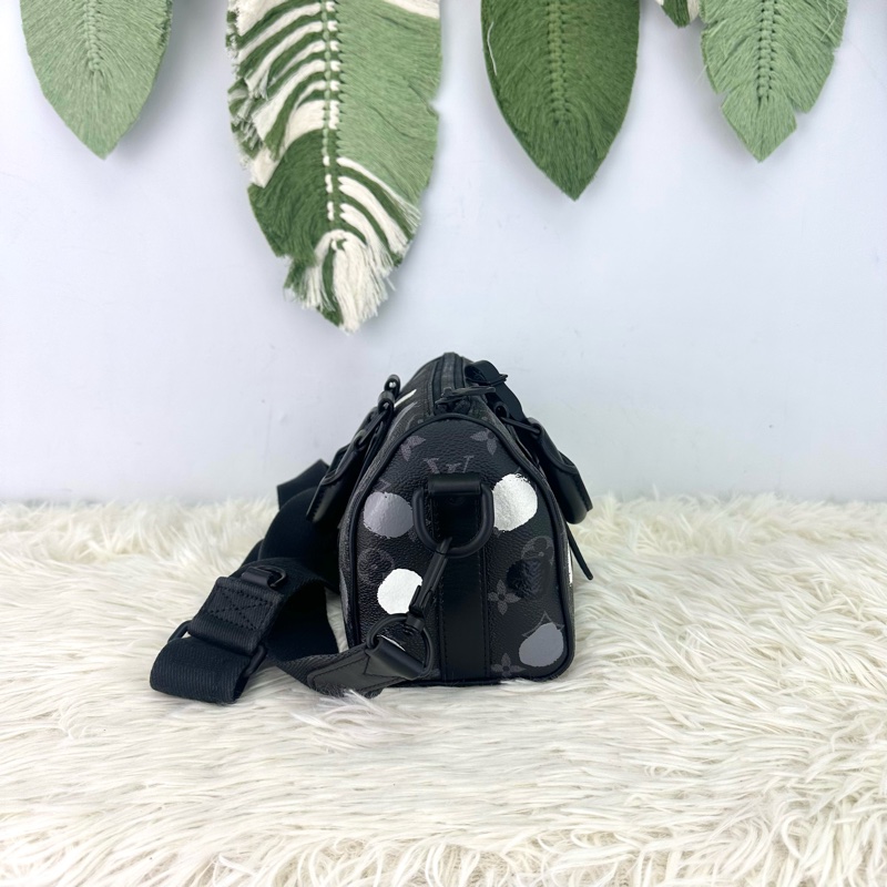 LV 限量款🌟草間彌生聯名款 KeepAll 25 手提斜肩包-3