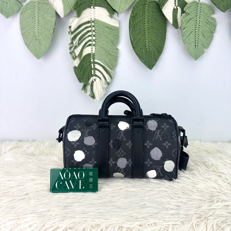 LV 限量款🌟草間彌生聯名款 KeepAll 25 手提斜肩包-4