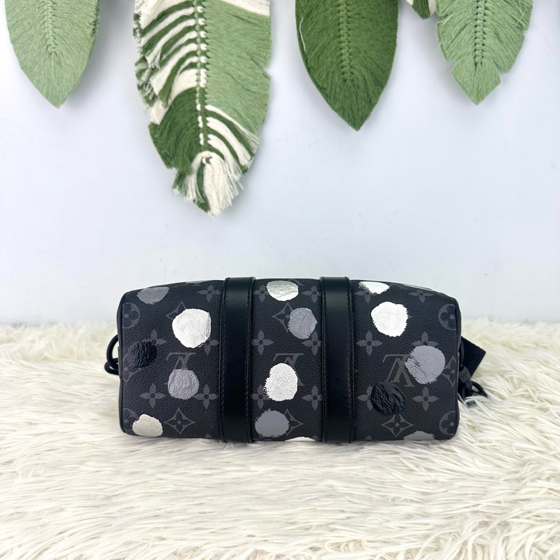 LV 限量款🌟草間彌生聯名款 KeepAll 25 手提斜肩包-5