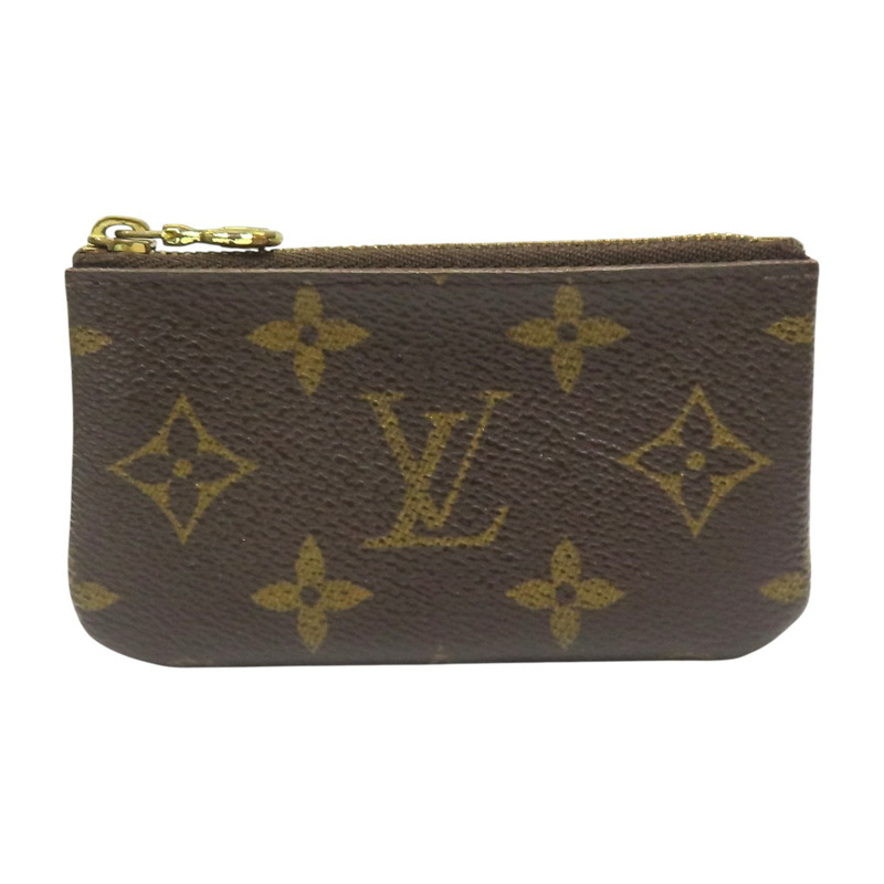 棕色 原花帆布 拉鍊 零錢包 M62650【LOUIS VUITTON LV 路易威登】 M62650-0