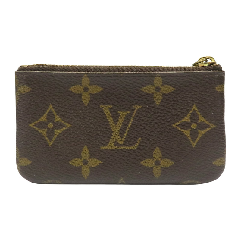 棕色 原花帆布 拉鍊 零錢包 M62650【LOUIS VUITTON LV 路易威登】 M62650-1