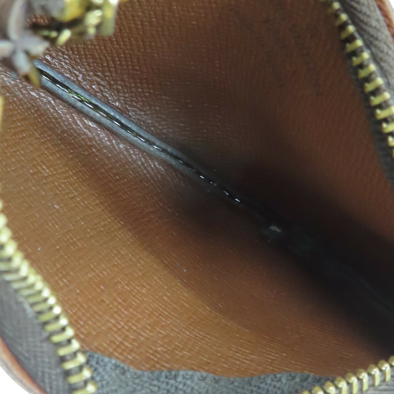 棕色 原花帆布 拉鍊 零錢包 M62650【LOUIS VUITTON LV 路易威登】 M62650-4