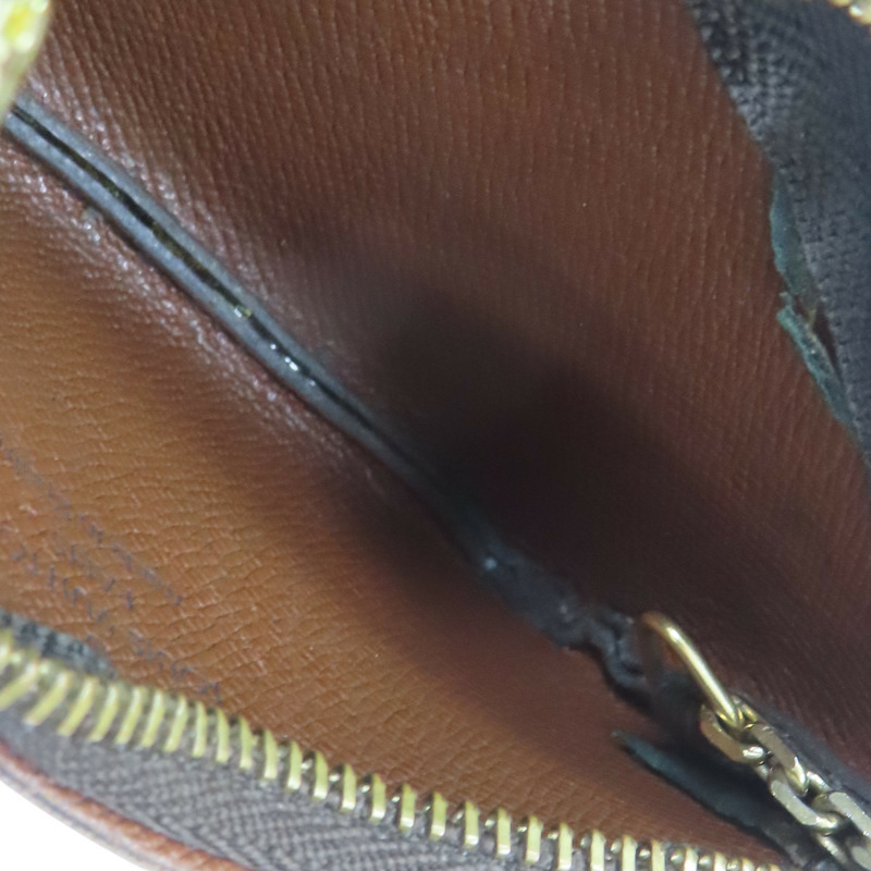 棕色 原花帆布 拉鍊 零錢包 M62650【LOUIS VUITTON LV 路易威登】 M62650-5