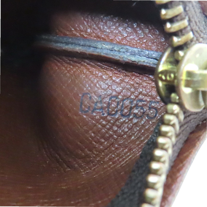 棕色 原花帆布 拉鍊 零錢包 M62650【LOUIS VUITTON LV 路易威登】 M62650-7