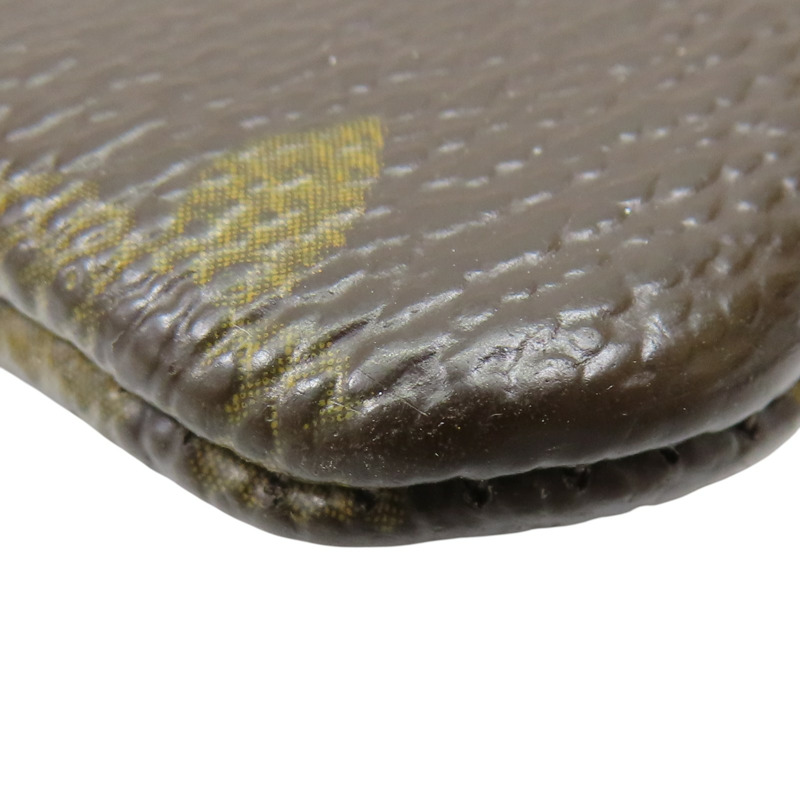 棕色 原花帆布 拉鍊 零錢包 M62650【LOUIS VUITTON LV 路易威登】 M62650-9