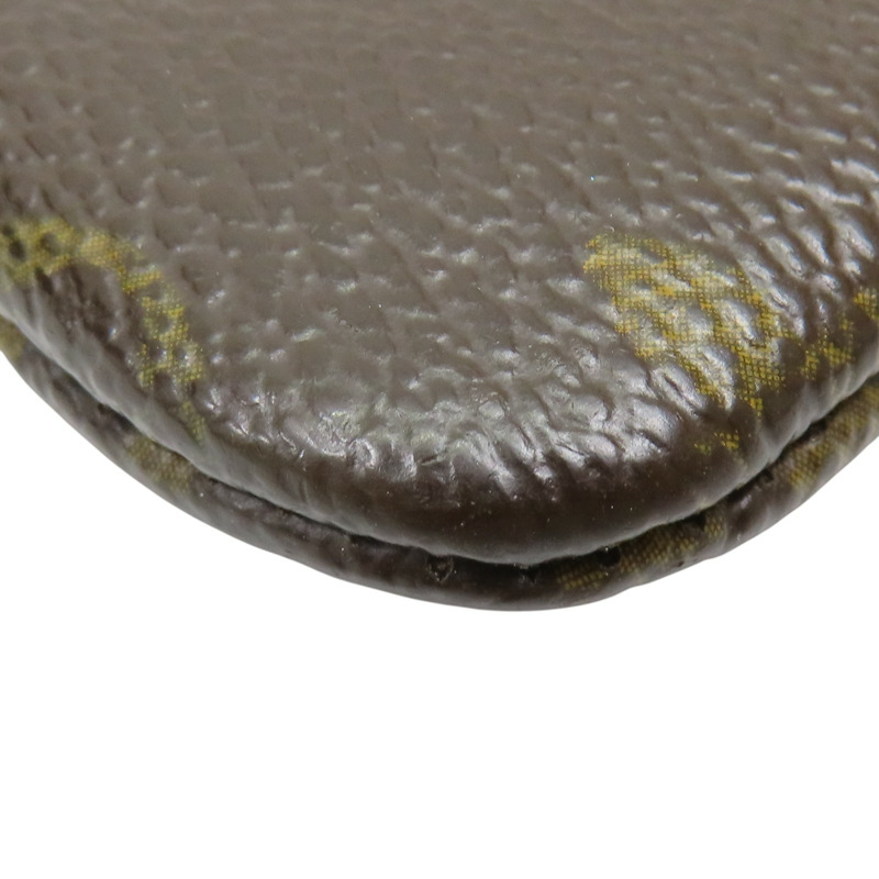 棕色 原花帆布 拉鍊 零錢包 M62650【LOUIS VUITTON LV 路易威登】 M62650-10