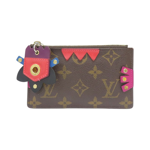 棕色 原花帆布 圖騰 零錢包 M61487【LOUIS VUITTON LV 路易威登】 M61487