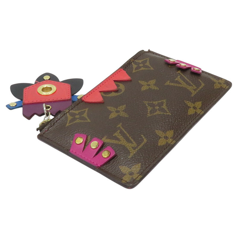 棕色 原花帆布 圖騰 零錢包 M61487【LOUIS VUITTON LV 路易威登】 M61487-2